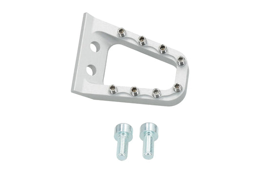 HLP MOTO -Rear Brake Lever Tip/Extension - CNC Aluminum - Silver - Various GASGAS KTM Husqvarna