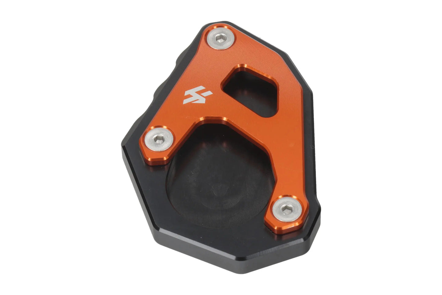 HLP MOTO - Side Stand Extension - CNC Anodized Aluminum - Black/Orange - Husqvarna 701 KTM Adventure 1050 Adventure 1090 Adventure 1190 Enduro 690 SMC 690