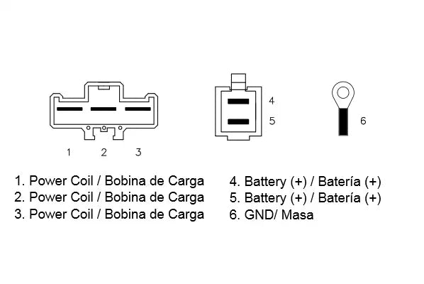 DZE - Voltage Regulator - KTM 690 Enduro SMC 950 SM/R 990 SM/SMT
