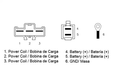 DZE - Voltage Regulator - KTM 690 Enduro SMC 950 SM/R 990 SM/SMT