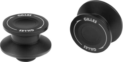 GILLES Tooling - M6 Spools/Bobbins - CNC Anodized Aluminum - Black - Various aprilia DUCATI YAMAHA