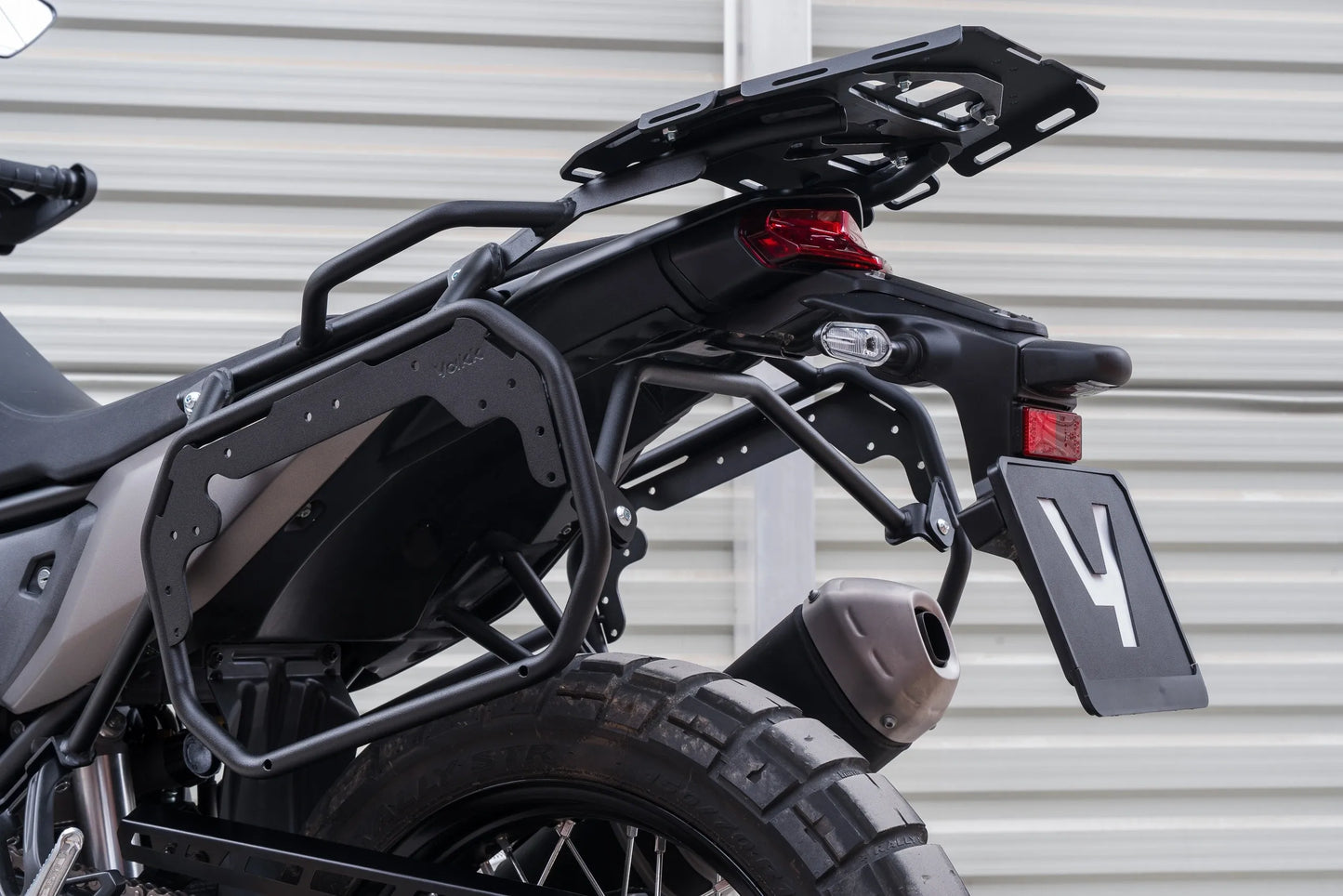 Yakk EXP - Luggage Rack/Side Carrier - Black - YAMAHA T7 Tenere 700 (25-)