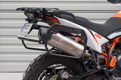 Yakk EXP - Side Bag/Carrier - Black - KTM 790 Adventure (19-24), KTM 890 Adventure (20-25)