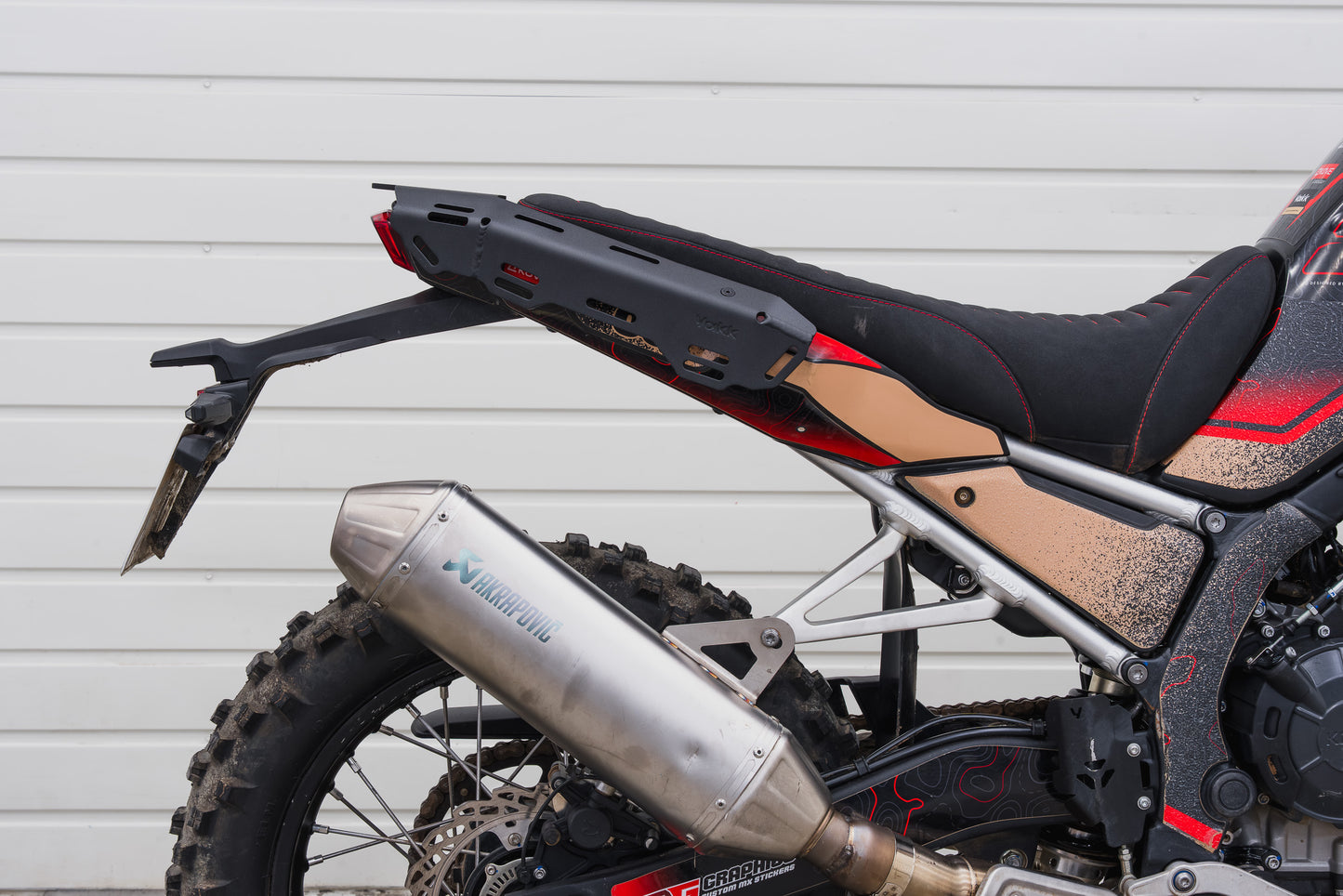 Yakk EXP - Soft Luggage Rack/ Side Pannier Luggage Rack - Black - KOVE 800X 800 Rally (24-25)