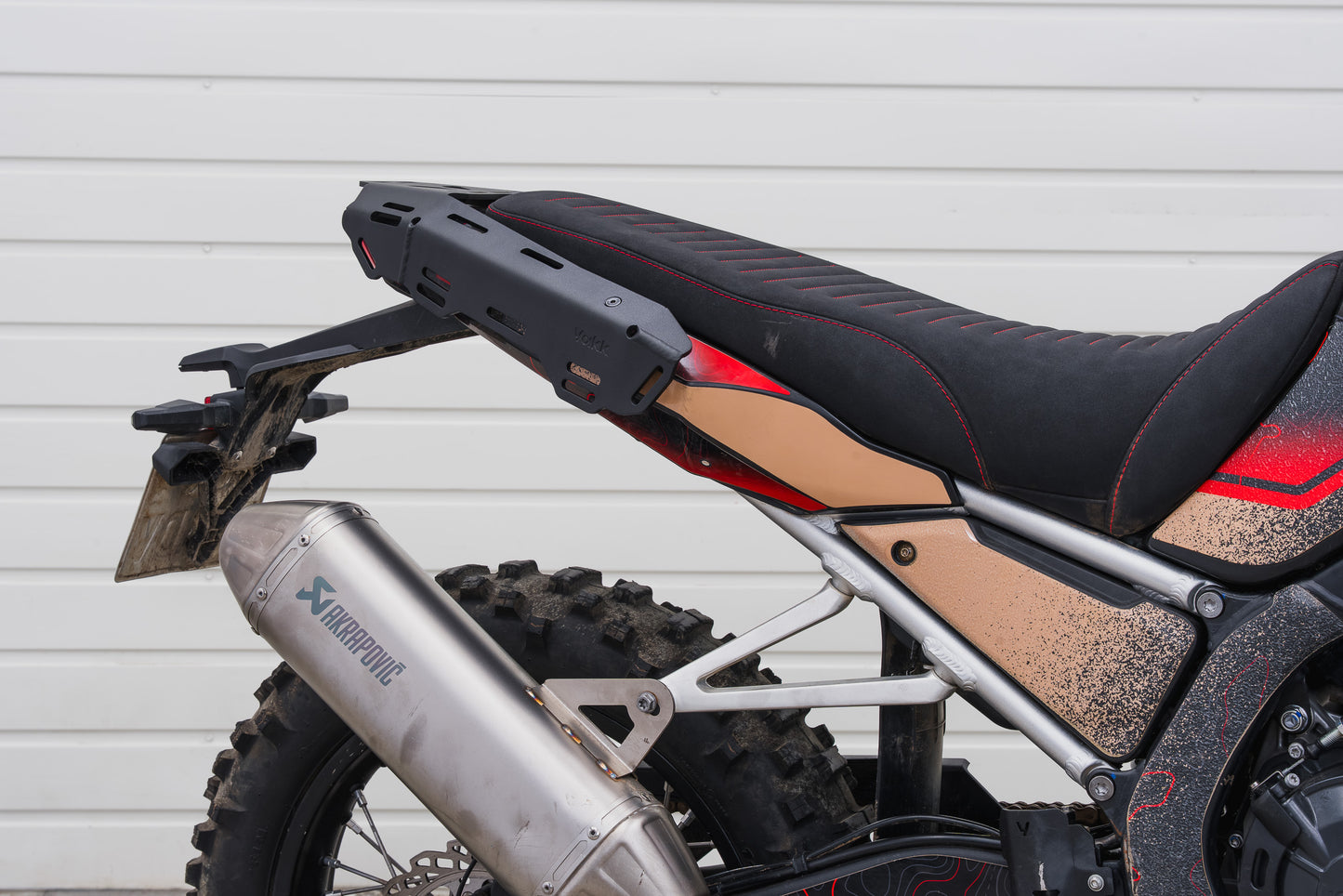 Yakk EXP - Soft Luggage Rack/ Side Pannier Luggage Rack - Black - KOVE 800X 800 Rally (24-25)