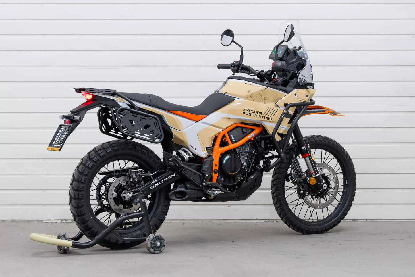 Yakk EXP - Side Pannier Luggage Rack - Black - KTM 390 Adventure (25-26), KTM Enduro R 125 (25-)