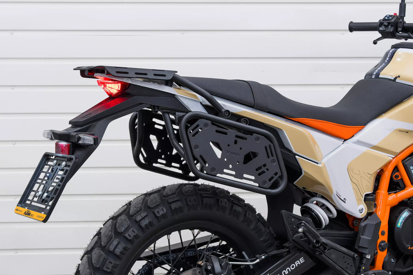 Yakk EXP - Side Pannier Luggage Rack - Black - KTM 390 Adventure (25-26), KTM Enduro R 125 (25-)