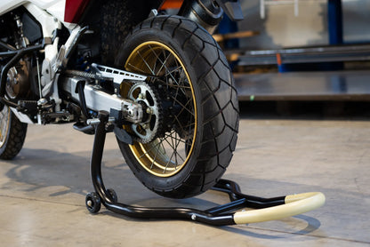 Yakk EXP 'REFO L' - Premium Motorcycle Rear Wheel/Swingarm Stand - Universal