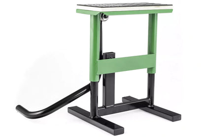 HLP MOTO - Motorcycle Lift - Rubberized Stand - Cross Enduro ADV Street - Green - Universal