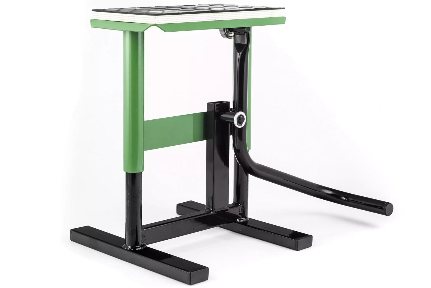 HLP MOTO - Motorcycle Lift - Rubberized Stand - Cross Enduro ADV Street - Green - Universal