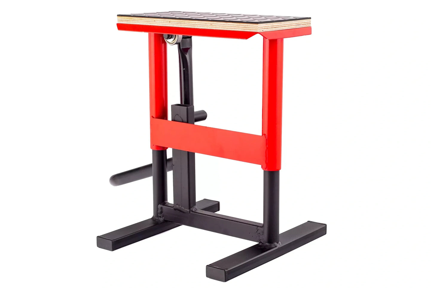 HLP MOTO - Motorcycle Lift - Rubberized Stand - Cross Enduro ADV Street - Red - Universal