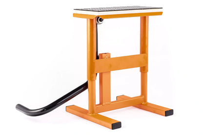 HLP MOTO - Motorcycle Lift - Rubberized Stand - Cross Enduro ADV Street - Orange - Universal