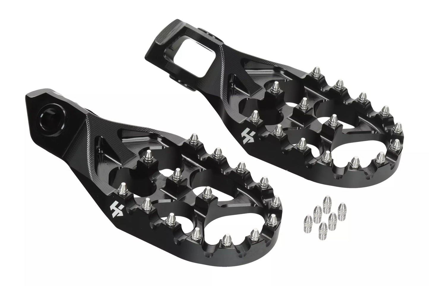HLP MOTO - Foot Pegs - CNC Anodized Aluminum - Black - Various KTM Husqvarna GASGAS