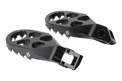 HLP MOTO - Foot Pegs - CNC Anodized Aluminum - Black - Various KTM Husqvarna GASGAS