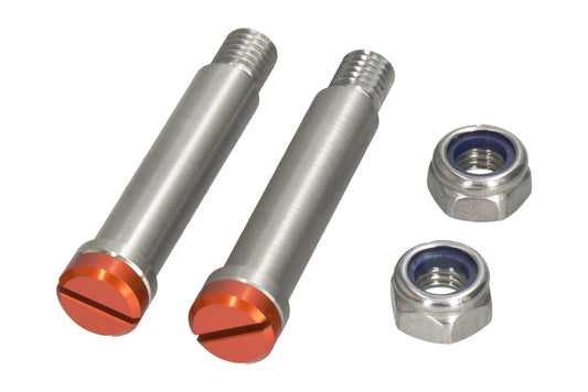 HLP MOTO - Footpeg Pins - Orange - Various Beta FANTIC GASGAS Gilera HONDA Husaberg Husqvarna KTM Kawasaki YAMAHA