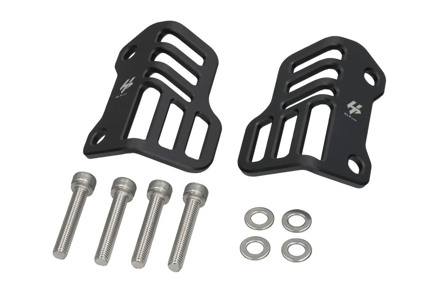 HLP MOTO - Luggage/Tie-Down Holder - CNC Aluminum - Black - YAMAHA Tenere T700 T7