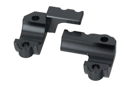 HLP MOTO - brembo Brake/Clutch Master Cylinder Clamp Reinforcement - CNC Anodized Aluminum - Black - KTM Husqvarna Husaberg Beta
