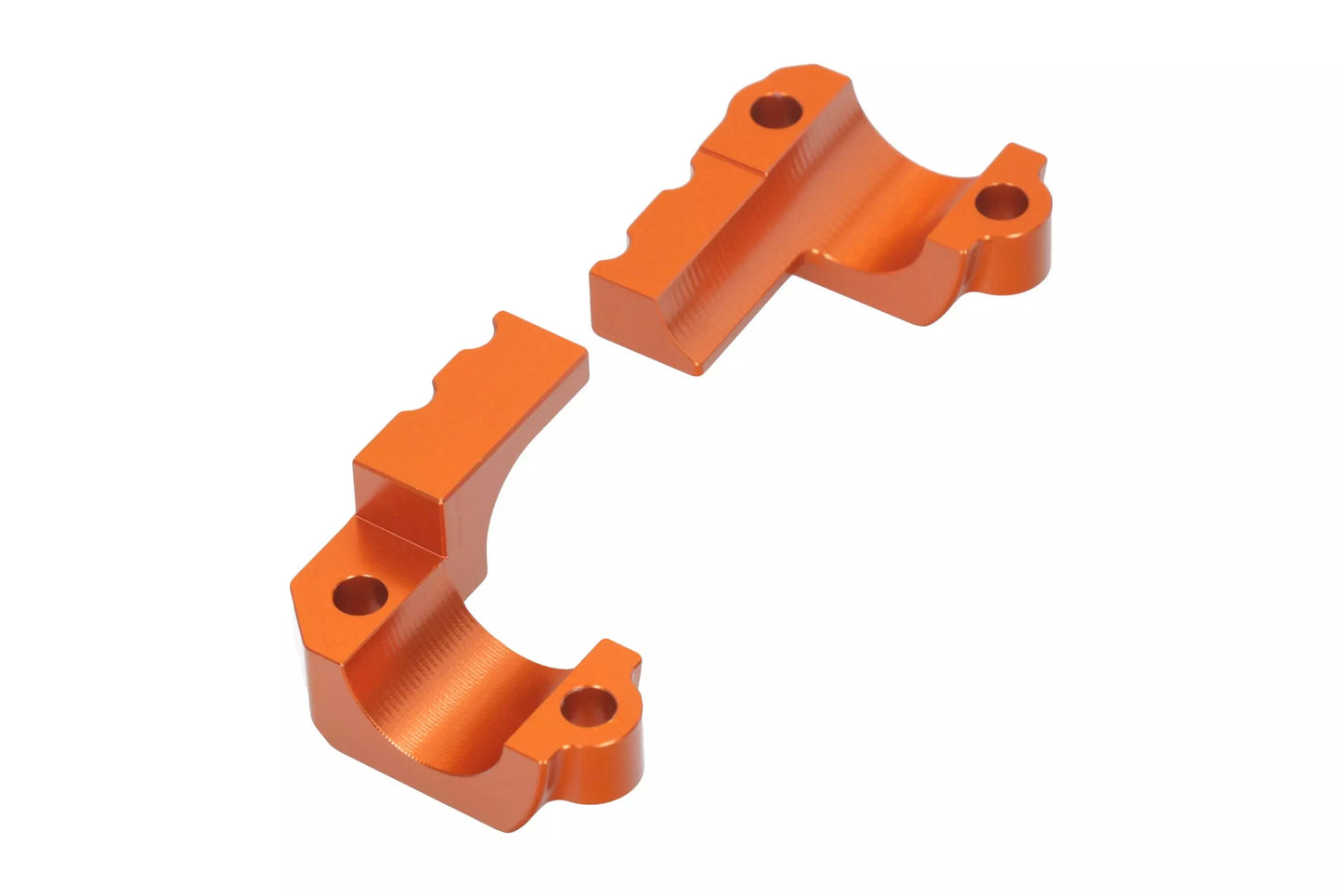 HLP MOTO - brembo Brake/Clutch Master Cylinder Clamp Reinforcement - CNC Anodized Aluminum - Orange - KTM Husqvarna Husaberg Beta