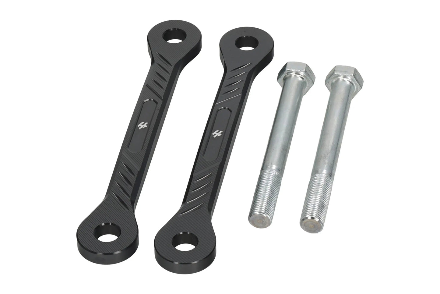 HLP MOTO -  Suspension Lowering Kit (1.5 in / 38 mm) - CNC Anodized Aluminum - Black - YAMAHA Tenere T7 '19-